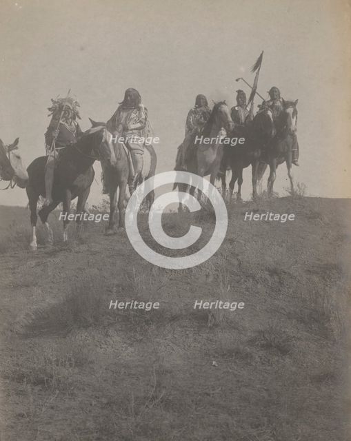 The Scouts, 1908. Creator: Edward Sheriff Curtis.