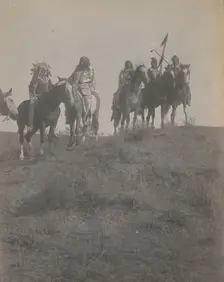The Scouts, 1908. Creator: Edward Sheriff Curtis