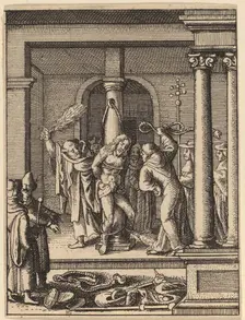 The Scourging. Creator: Wenceslaus Hollar