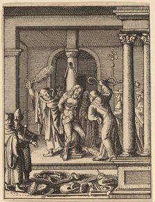 The Scourging. Creator: Wenceslaus Hollar