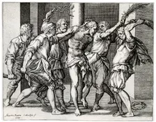 The Scourging of Christ 1568, (1937). Artist: Martino Rota