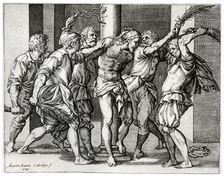 The Scourging of Christ 1568, (1937). Artist: Martino Rota