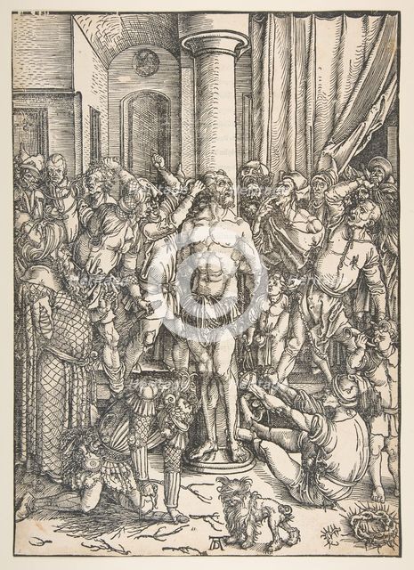 The Scourging of Christ.n.d. Creator: Albrecht Durer.