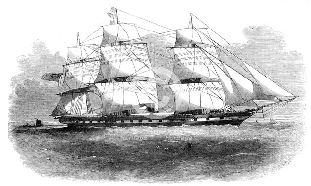 The Screw Steam-Ship "Prince", wrecked off Balaclava Harbour, 1854. Creator: Unknown.