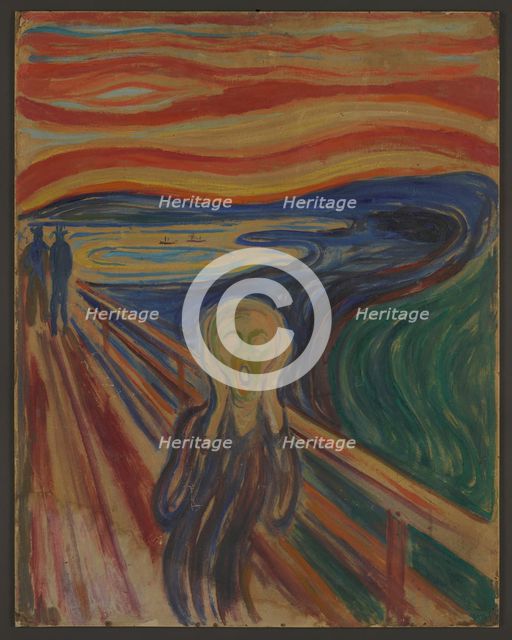 The Scream, 1883-1910. Creator: Munch, Edvard (1863-1944).