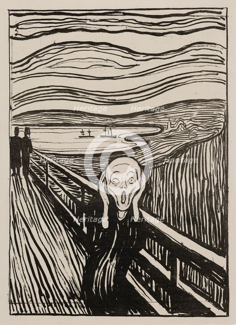 The Scream, 1895. Creator: Edvard Munch.