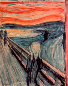 The Scream 1893. Artist: Edvard Munch