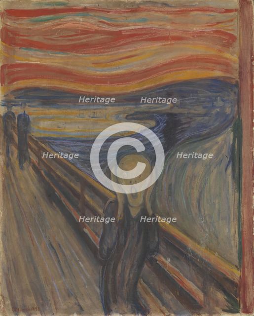 The Scream, 1893. Creator: Edvard Munch.