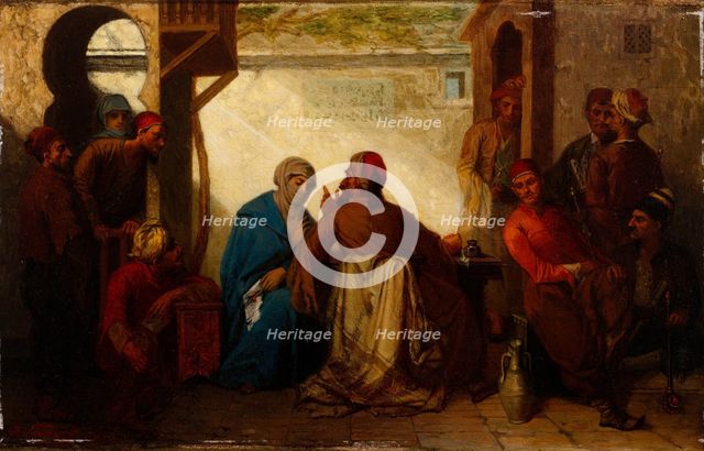 The Scribe, Second Half of the 19th cen.. Artist: Starck, Julius Joseph Gaspard (1814-1899)