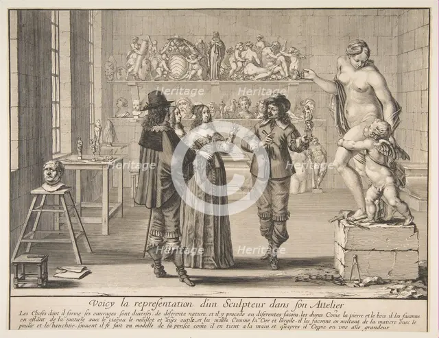The Sculptor, 1642. Creator: Abraham Bosse.