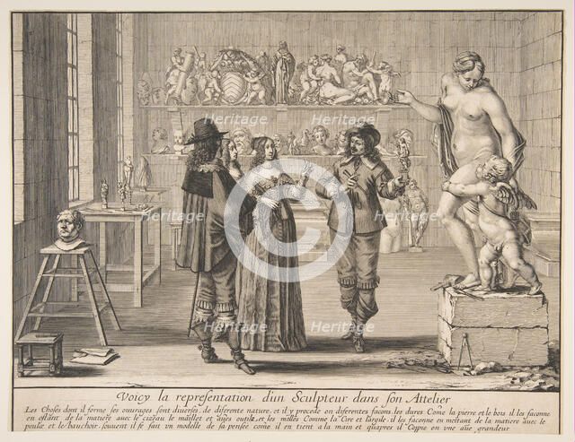 The Sculptor, 1642. Creator: Abraham Bosse.