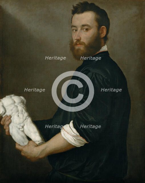 The Sculptor Alessandro Vittoria (1525-1608), ca 1552-1553. Artist: Moroni, Giovan Battista (1520/25-1578)
