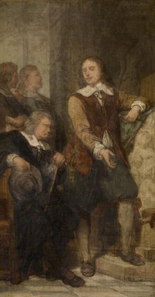 The Sculptor Artus Quellinus I in Amsterdam, (c1670s), c1860s. Creator: Nicaise de Keyser