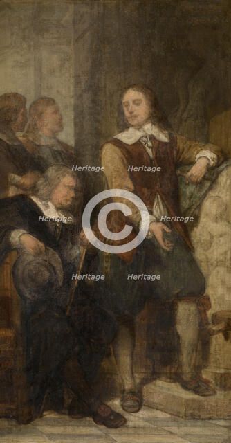 The Sculptor Artus Quellinus I in Amsterdam, (c1670s), c1860s. Creator: Nicaise de Keyser.