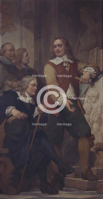 The Sculptor Artus Quellinus I in Amsterdam (c1680s), 1862-1872. Creator: Nicaise de Keyser.