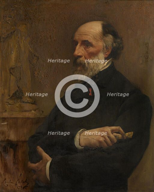 The Sculptor Jacques De Braekeleer, 1886. Creator: Charles Verlat.