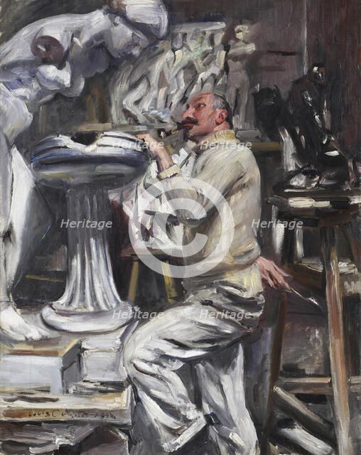 The Sculptor (Portrait of the sculptor Nikolaus Friedrich), 1912. Creator: Corinth; Lovis (1858-1925).