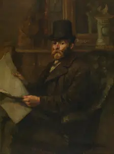 The Sculptor Robert Fabri, c1890s. Creator: Jan Stobbaerts