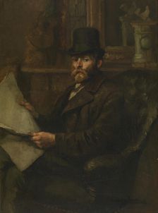 The Sculptor Robert Fabri, c1890s. Creator: Jan Stobbaerts