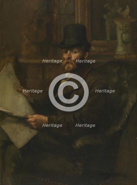 The Sculptor Robert Fabri, c1890s. Creator: Jan Stobbaerts.