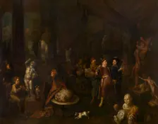 The Sculptors Studio, 1700-1710. Creator: Gerard Thomas