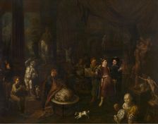 The Sculptors Studio, 1700-1710. Creator: Gerard Thomas