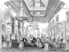 The Sculpture Gallery at Holdernesse House, Park-Lane, 1850. Creator: Unknown