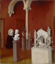 The Sculpture Gallery in the Ateneum, 1898-1905. Creator: Sigrid Lehrback