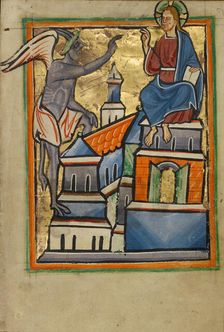 The Second Temptation, about 1190-1200. Creator: Unknown