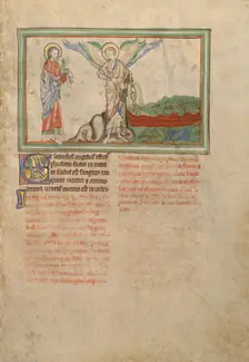 The Second Vessel: Death in the Sea; Dyson Perrins Apocalypse, about 1255-1260. Creator: Unknown