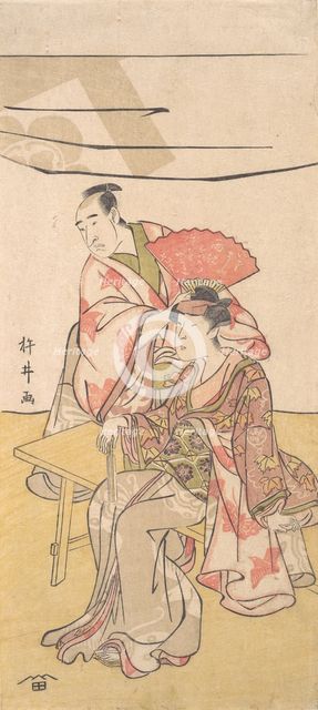 The Second Bando Mitsugoro in the Role of Soga no Juro Sukenari, ca. 1793-95. Creator: Kinei.
