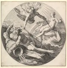 The Second Day (Dies II), from the series The Creation of the World, ca. 1594. Creator: Jan Muller
