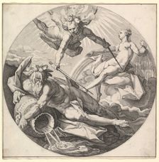 The Second Day (Dies II), from the series The Creation of the World, ca. 1594. Creator: Jan Muller