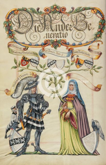 The Second Generation, Friedrich Derrer; Genealogy of the Derrer Family, about 1626-1711. Creator: Unknown.