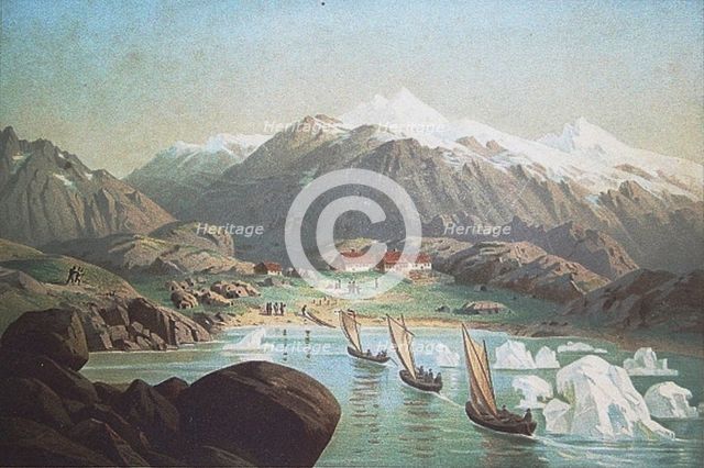 The second German northpolar expedition to the Arctic and Greenland in 1869. Artist: Anonymous  