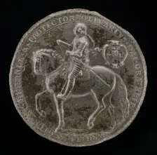 The Second Great Seal of England, Under the Commonwealth, c. 1656. Creator: Thomas Simon