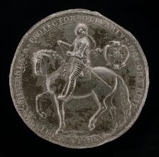 The Second Great Seal of England, Under the Commonwealth, c. 1656. Creator: Thomas Simon