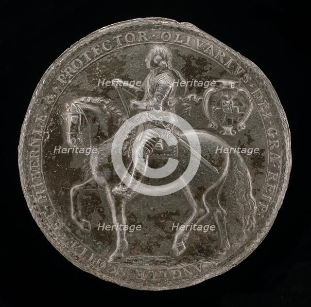 The Second Great Seal of England, Under the Commonwealth, c. 1656. Creator: Thomas Simon.