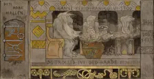 The second Hall, 1902-1904. Creator: Gerhard Munthe