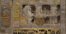 The second Hall, 1902-1904. Creator: Gerhard Munthe