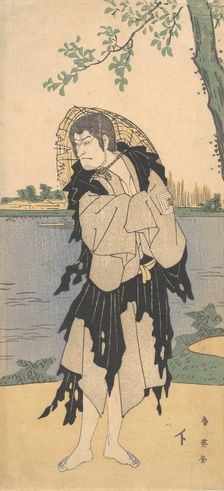 The Second Ichikawa Komazo in the Role of Yanekozo, 2nd month, 1794. Creator: Katsukawa Shun'ei