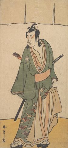 The Second Ichikawa Monnosuke in the role of Soga no Juro Sukenari, 2nd month, 1785. Creator: Shunsho