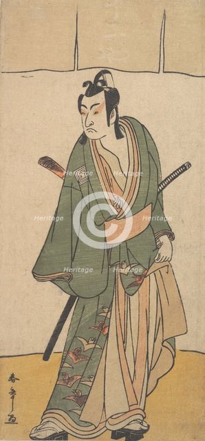The Second Ichikawa Monnosuke in the role of Soga no Juro Sukenari, 2nd month, 1785. Creator: Shunsho.