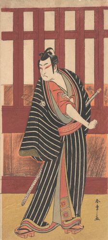 The Second Ishikawa Monosuke in the Role of Karigane Bunshichi, 1782. Creator: Shunsho