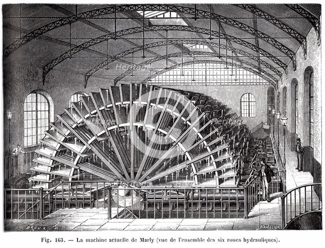 The second Machine of Marly, 1870-1875.
