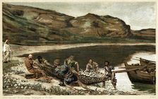 The second miraculous draught of fishes c1890