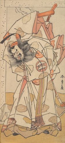 The Second Nakajima Mihoemon in the Role of Sadaijin Jihei, 1776. Creator: Shunsho