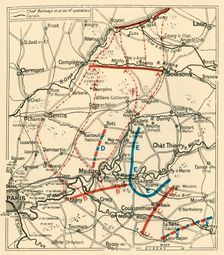 The Second Phase of the Great Retreat...1914 (c1920). Creator: Unknown