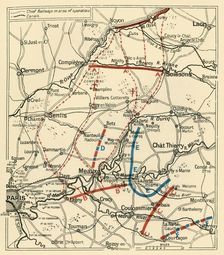 The Second Phase of the Great Retreat...1914 (c1920). Creator: Unknown