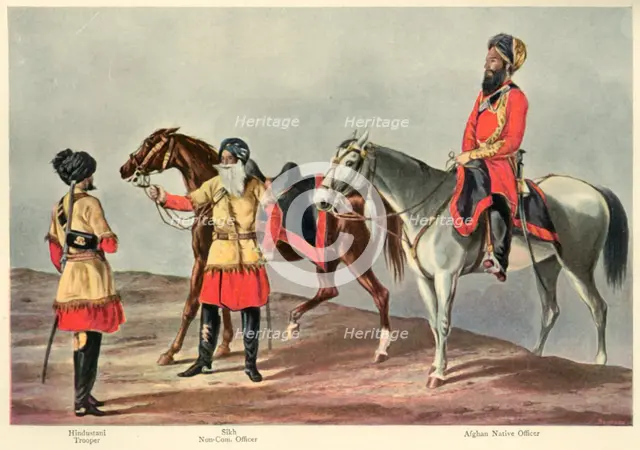 'The Second Punjab Cavalry', 1901. Creator: Walter Fane.